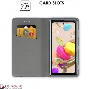 Telone smart magnet atverčiamas dėklas - auksinės spalvos (Lg K42) Telone smart magnet atverčiamas dėklas - auksinės spalvos (Lg K42)
